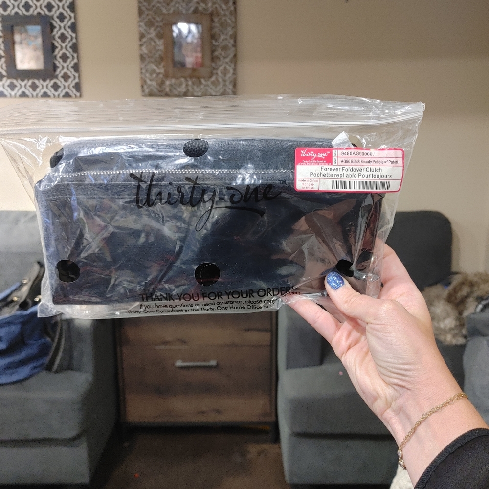Thirty one forever foldover clutch